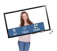 WEILEHAPPY Écran tactile infrarouge 32" Plug & Play sans pilote, anti-reflet et haute sensibilité, compatible avec téléviseurs à écran tactile, tableaux blancs