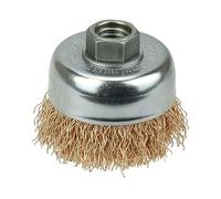 Weiler 13231 Brosse boisseau à fils ondulés, 7,6 cm, 0,5 cm Bronze Remplir, 5/20,3 cm -11 UNC Écrou