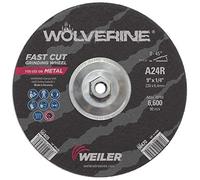 Weiler 56470 22,9 cm X 1/10,2 cm Wolverine type 27 Meule, A24r, 5/20,3 cm -11 UNC Écrou (lot de 10)