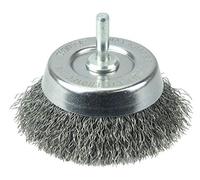 Weiler Brosse métallique à tige ronde en acier, 2-3/4", 1
