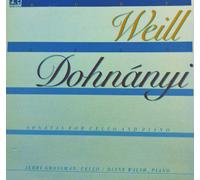 weill / dohnanyi: sonatas for cello and piano LP