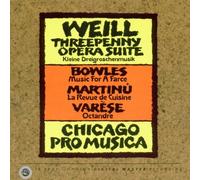 Weill - Three Penny Opera Suite/Music for Farce