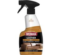 Weiman Nettoyant pour cuir et après-shampooing - Formule douce Nettoie, des conditions et des Restaurations Cuir et vinyle surfaces - Protège également des UV à éviter les fissures ou la décoloration du cuir Canapé, voiture, Chaussures, sacs à main et bien plus encore, 12 fl oz