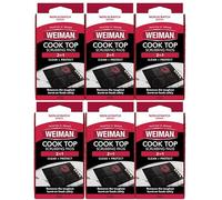 Weiman Produits Cook Top Lot de 3 tampons à récurer, 6 par boîte