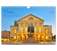 Weimar Die europäische Kulturstadt (Wandkalender 2026 DIN A4 quer), CALVENDO Monatskalender: Eine wunderschöne Stadt mit einem großen kulturellen Erbe