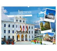 Weimar - Mit Plan durch das Jahr (Wandkalender 2026 DIN A2 quer), CALVENDO Monatskalender: Die Stadt Schillers und Goethes in 13 wunderschönen Bildern
