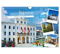 Weimar - Mit Plan durch das Jahr (Wandkalender 2026 DIN A4 quer), CALVENDO Monatskalender: Die Stadt Schillers und Goethes in 13 wunderschönen Bildern