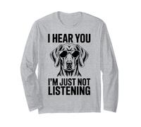 Weimaraner Drôle de Braque de Weimar Manche Longue