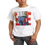 WEIMEIDA FEA Men's Bruce Springst Shirtn Short Sleeve T Shirt White 3XL