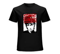WEIMEIDA Johnny Thunders Retro Wave Punk Scene Anni '70 T-Shirt Mens Man Black L