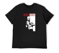 WEIMEIDA Khamzat Chimaev The Wolf Borz Chechnya Fighter Style T Shirt Mens Man Black L
