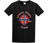 WEIMEIDA Men's Dimmu Borgir Norway Regular Fit T Shirt Black XXL
