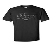 WEIMEIDA The Script Tour Men T Shirtpop Concert Ireland Band Tour Black S
