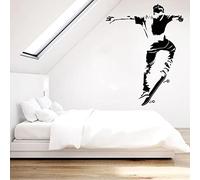 WEIMEIJIE skateboard sticker mural ado chambre décoration skateboard décalcomanie garçon chambre murale maison murale 57x75 cm