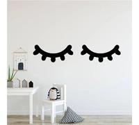 WEIMEIJIE Sleepy eye appliqué cils chambre de bébé chambre décoré vinyle autocollant 14x70 cm