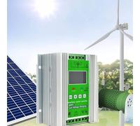 WEIMILOR Contrôleur Hybride éolien Solaire, écran LCD 12 V/24 V/48 V Contrôleur Hybride éolien Solaire MPPT Version pionnière Chargez la Batterie au Lithium et au Plomb-Acide,18000W-12V