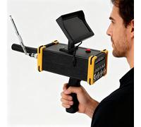 WEIMILOR Détecteur de métaux, Profondeur de 16 m, portée de 100 m, pointeur de métaux Portable, détecteur d'or, détecteur de trésors souterrains avec écran HD pour Or, Argent et Bijoux.