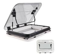 WEIMILOR Lanterneau de Toit Transparent + Mastic d'étanchéité pour Caravane, Camping-Car,800x500mm