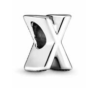 WEIMU Breloque en forme de lettre en argent 925 pour bracelets et colliers européens pour femme, m, Argent sterling, Zircone cubique