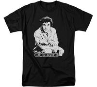 Weinafang Columbo Detective Crime Mystery LAPD TV Series Title Men's T-Shirt Black L