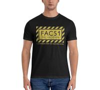 Weinafang Fac51 The Hacienda Relaxed Fit T-Shirt Designer T Shirt Men Graphics T-Shirts Man Black S