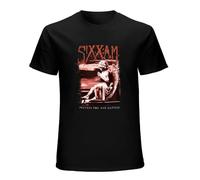Weinafang Sixx Am Prayers for My Dead Band Funny T Shirts for Men À Col Rond Taille Black 3XL