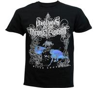 Weinafang Wolves in The Throne Room Men's Cascade T Shirt Black XXL