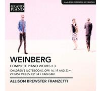 Weinberg Mieczyslaw - Oeuvres pour Piano (Intégrale/Vol.3) [Import]