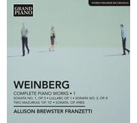 Weinberg - Oeuvres pour Piano (Intégrale) /Vol.1 [Import]