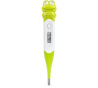 Weinberger Thermomètre numérique avec pointe flexible pour bébé et enfant | Thermomètre fièvre pour application rectale et orale | Alarme de fièvre, étanche, fonction mémoire