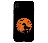 Weiner Dog Moon - Chien Effrayant Halloween Teckel Saucisse Coque pour iPhone XS Max