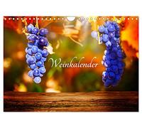 Weinkalender (Wandkalender 2026 DIN A4 quer), CALVENDO Monatskalender: Eine Zusammenstellung von Fotos rund um das Thema Wein.