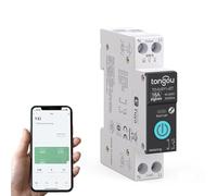 Weinsamkeit Commutateur Connecté WiFi 16A - Télécommande Smart Life APP, Mesure, Commande Vocale, Enregistrement de L'heure - Sans Fil pour Maison Intelligente