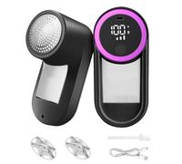 Weinsamkeit Rasoir Anti Bouloche, Anti-Bouloche Vetement Rechargeable avec Écran LED & Tête à 6 Lames Fraise à Peluches Rasoir de Peluches à 3 Vitesses Électrique Anti Bouloche pour Vêtements Meubles