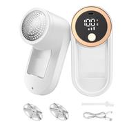 Weinsamkeit Rasoir Anti Bouloche, Anti-Bouloche Vetement Rechargeable avec Écran LED & Tête à 6 Lames Fraise à Peluches Rasoir de Peluches à 3 Vitesses Électrique Anti Bouloche pour Vêtements Meubles
