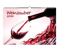 Weinzauber Calendrier A3 pour 2024 Vins et vignobles - Seelenzauber
