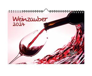 Weinzauber Calendrier A4 pour 2024 Vins et vignobles - Seelenzauber