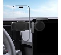 WEIPIN Support de téléphone Portable pour Voiture avec Bras à Ressort pour Toyota RAV4 2023 2024 2025 10,5 Pouces Tableau de Bord Rotation à 360° Support de Smartphone pour iPhone 12-17 série et Plus