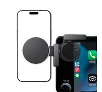WEIPIN Support pour téléphone Portable Compatible avec Toyota RAV4 2023 2024 2025 Écran 10,5 Pouces (magnétique) avec iPhone 12-17 série, Rotation à 360° | Support magnétique N52 pour Tableau de Bord