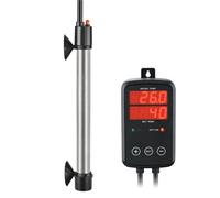 Weipro Réchauffeur d'aquarium submersible en titane 300 W avec thermostat extérieur à affichage numérique à LED, réglable de 0 à 40 °C, convient pour aquariums de 200 l-300 l, MX-9016 (300 W)