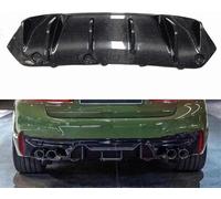 WEIQQI Aileron Arrière Diffuseur de Pare-Chocs Arrière pour BMW F90 M5 2018-2020, Protecteur de Becquet de Lèvre de Pare-Chocs ABS Diffuseur de Lèvre Arrière