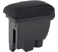 WEIQQI Boîte de Rangement d'accoudoir pour Jetta Mk6, Console Centrale Accoudoirs Organiseur en Cuir Compartiment de Rangement
