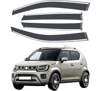 WEIQQI Déflecteurs de Vent pour Suzuki Ignis 2016-2024 2025 Déflecteurs pour Auto, Déflecteurs de Pluie Déflecteur d'air Pare-Pluie Pare-Soleil Accessoires