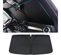 WEIQQI Pare Soleil pour Voiture pour Mini Cooper S Clubman R55 2007-2014, Pliable Anti UV Pare-soleils Protecteur de Pare-Brise Avant Couverture de Pare-Soleil