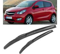 WEIQQI Pièces d'essuie-Glace pour Opel Karl 2015-2018, Fenêtre Essuie-Glaces Voiture Balais D'essuie Glace Avant Durable Accessoires Auto