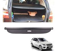 WEIQQI pour Benz ML W166 ML320 ML350 ML400 500 Cache-Bagages, Housse Colis Cargo Couverture De Cargaison Étagère Arrière Rétractable De Coffre