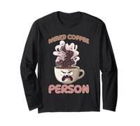 Weird Coffee Person Brew Drinker de la caféine Barista Manche Longue
