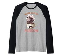 Weird Coffee Person Brew Drinker de la caféine Barista Manche Raglan