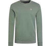 Weird Fish - "Carlise Premium" Sweat-shirt col rond pour homme WF506 (4XL) (Vert armée)