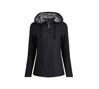 Weird Fish Chicoa Macaroni Sweat à capuche zippé en polaire, bleu marine, 44